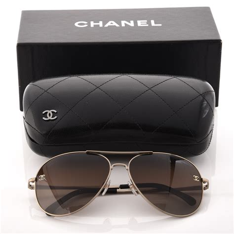 chanel rose gold aviator sunglasses|chanel sunglasses price.